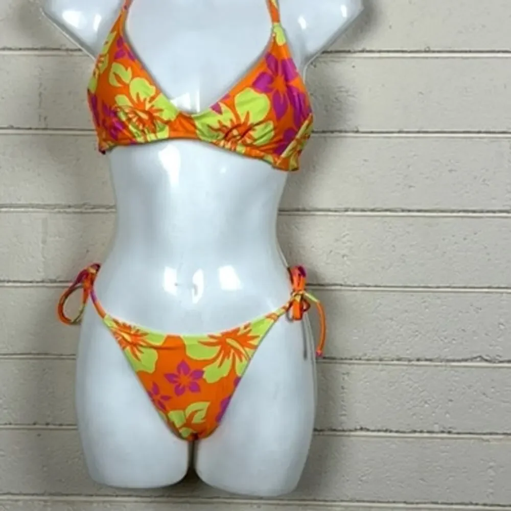 Wild Fable Floral Orange Bikini size XS/S